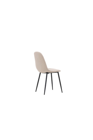 Venture Home Polar Matstol 2-pack - Svart / Beige Boucle