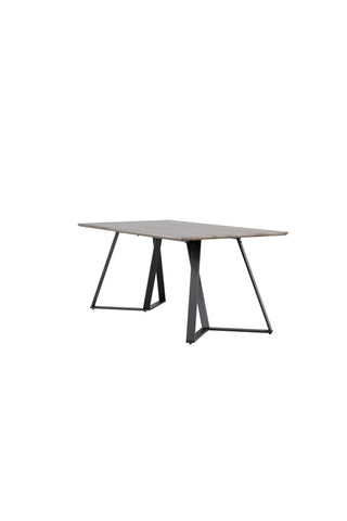 Marina Matbord - Svart / Grå Ek - 180*90*H75