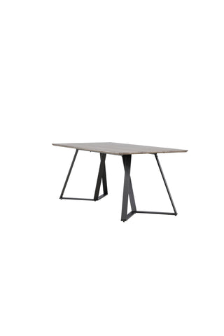 Marina Matbord - Svart / Grå Ek - 180*90*H75