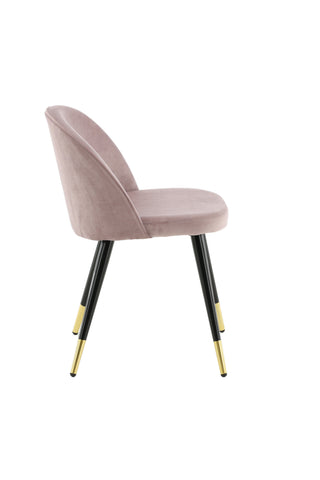 Sammet 2-pack Mässing Dusty Pink