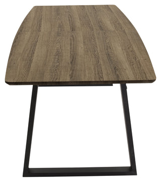 Inca Matbord - Svart / Oljad Ek - 160/200*85*H75