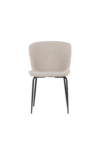 Venture Home Modesto Matstol 2-pack - Svart / Beige Boucle