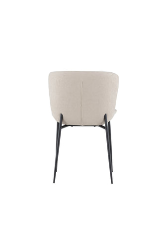 Venture Home Modesto Matstol 2-pack - Svart / Beige Boucle