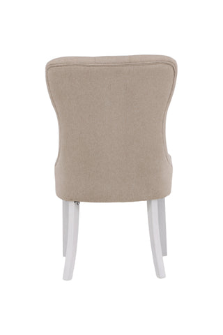 Venture Home Vista Matstol 2-pack - Vit / Beige Linne