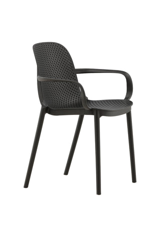 Venture Home Baltimore Dining Chair - Svart / Svart plast