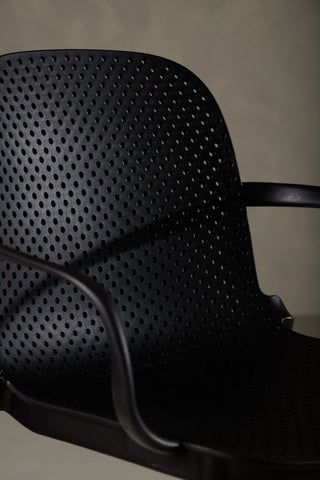Venture Home Baltimore Dining Chair - Svart / Svart plast