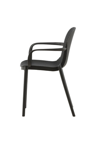 Venture Home Baltimore Dining Chair - Svart / Svart plast