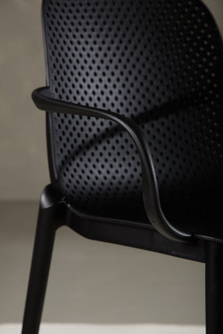 Venture Home Baltimore Dining Chair - Svart / Svart plast