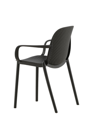 Venture Home Baltimore Dining Chair - Svart / Svart plast