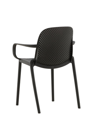Venture Home Baltimore Dining Chair - Svart / Svart plast