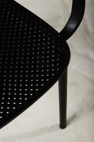 Venture Home Baltimore Dining Chair - Svart / Svart plast