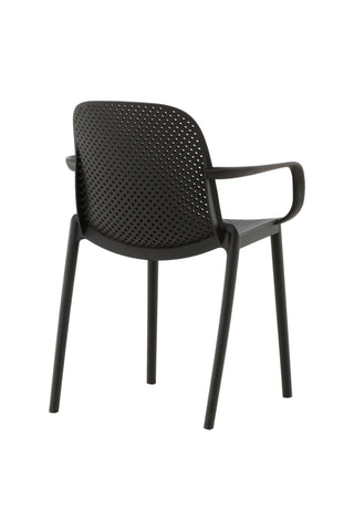 Venture Home Baltimore Dining Chair - Svart / Svart plast