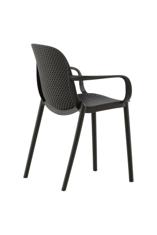 Venture Home Baltimore Dining Chair - Svart / Svart plast