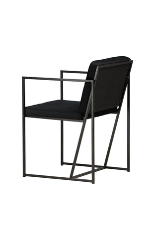 Venture Home Richmond Dining Chair 2-pack - Svart / Svart sammet