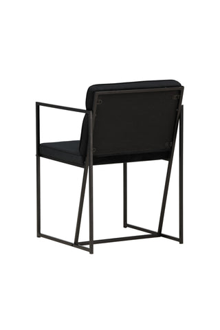 Venture Home Richmond Dining Chair 2-pack - Svart / Svart sammet