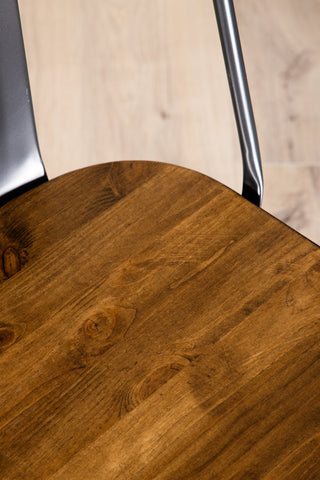 Venture Home Tempe Dining Chair 2-pack - Mörkgrå / Mörkbrun MDF