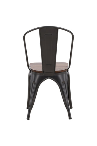 Venture Home Tempe Dining Chair 2-pack - Mörkgrå / Mörkbrun MDF