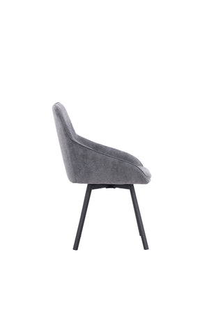 Venture Home Igår Matstol 2-pack - Svart / Svart Boucle