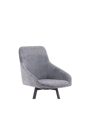 Venture Home Rosie Matstol 2-pack - Svart / Mörkgrå Tyg