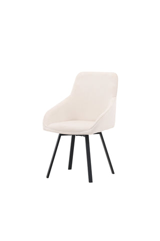 Venture Home Rosie Matstol 2-pack - Svart / Beige Tyg
