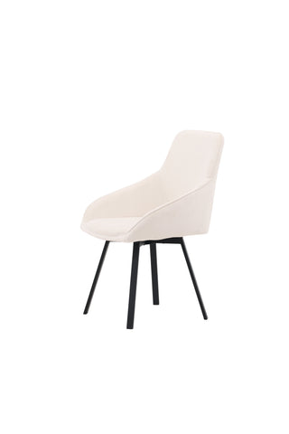 Venture Home Rosie Matstol 2-pack - Svart / Beige Tyg