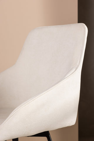 Venture Home Rosie Matstol 2-pack - Svart / Beige Tyg