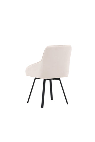 Venture Home Rosie Matstol 2-pack - Svart / Beige Tyg