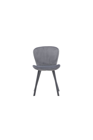 Venture Home Lilja Matstol 2-pack - Svart / Mörkgrå Tyg