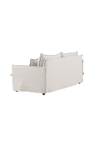 Nova Soffa - Trä / Beige Linne