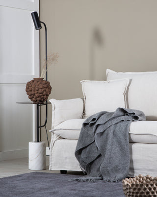 Nova Soffa - Trä / Beige Linne