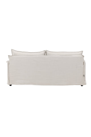 Nova Soffa - Trä / Beige Linne