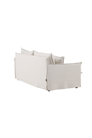 Nova Soffa - Trä / Beige Linne