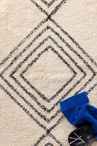 Venture Home Love Cotton - 50*80- -Rektangulär-Vit/Svart