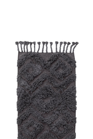 Venture Home Hilma Cotton - 50*80- -Rektangulär-Mörkgrå