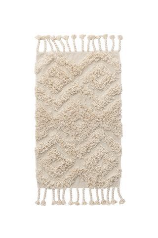 Venture Home Hilma Cotton - 60*60- -Rund-Offwhite