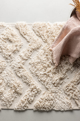 Venture Home Hilma Cotton - 50*80- -Rektangulär-Offwhite