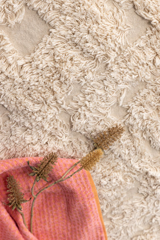 Venture Home Hilma Cotton - 60*60- -Rund-Offwhite