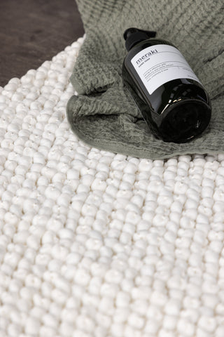 Venture Home Wilmer Polyester/Bomull - 50*80- -Rektangulär-Vit