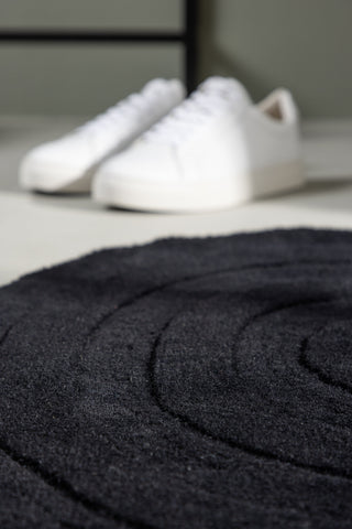 Venture Home Nora Wool - 50*80- -Halvmåne-Svart
