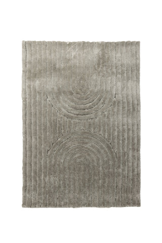 Venture Home Niklas Polyester - 200*200- -Rund-Greige