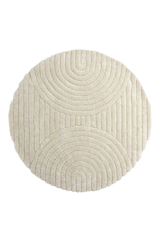Venture Home Patrik Polyester Shaggy - 290*200- -Rektangulär-Vit/Svart
