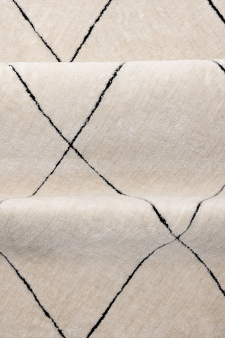 Venture Home Patrik Polyester Shaggy - 290*200- -Rektangulär-Vit/Svart