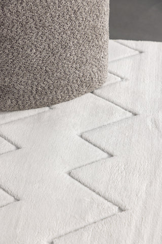 Venture Home Fia Polyester Shaggy - 290*200- -Rektangulär-Vit