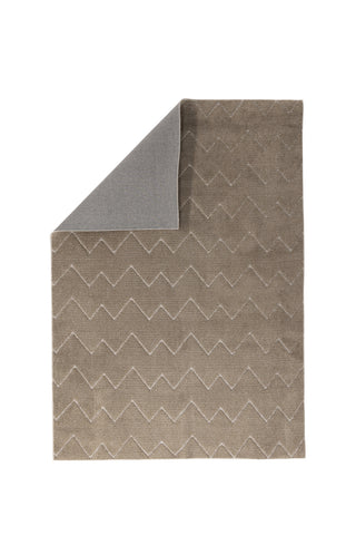 Venture Home Fia Polyester Shaggy - 230*160- -Rektangulär-Brun
