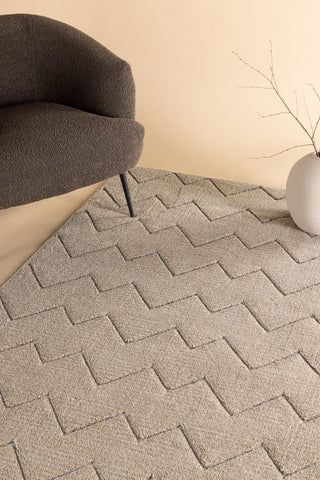 Venture Home Fia Polyester Shaggy - 230*160- -Rektangulär-Brun