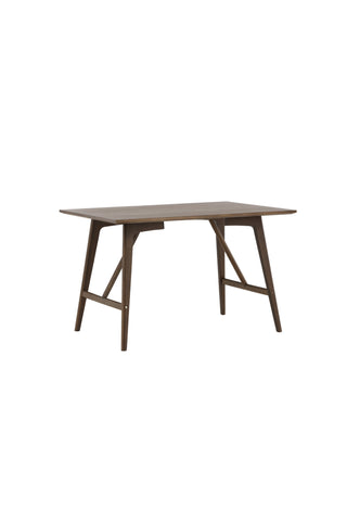 Venture Home Kaseidon Matbord - Gummiträ / Mörkbrun MDF
