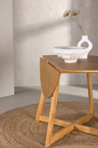 Venture Home Yakidon Matbord - Gummiträ / Eklook MDF
