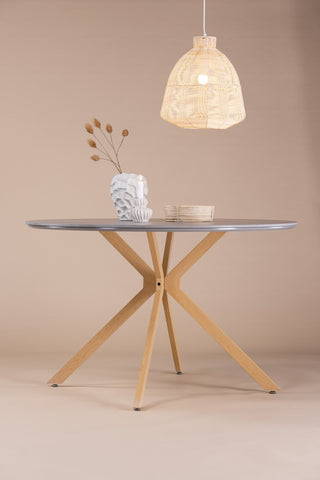 Venture Home Piazza Matbord - Naturlig / Grå Spraystone