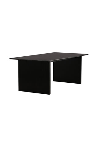 Venture Home Vail Matbord - Svart / Rökt Svart MDF
