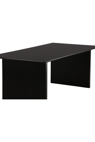 Venture Home Vail Matbord - Svart / Rökt Svart MDF